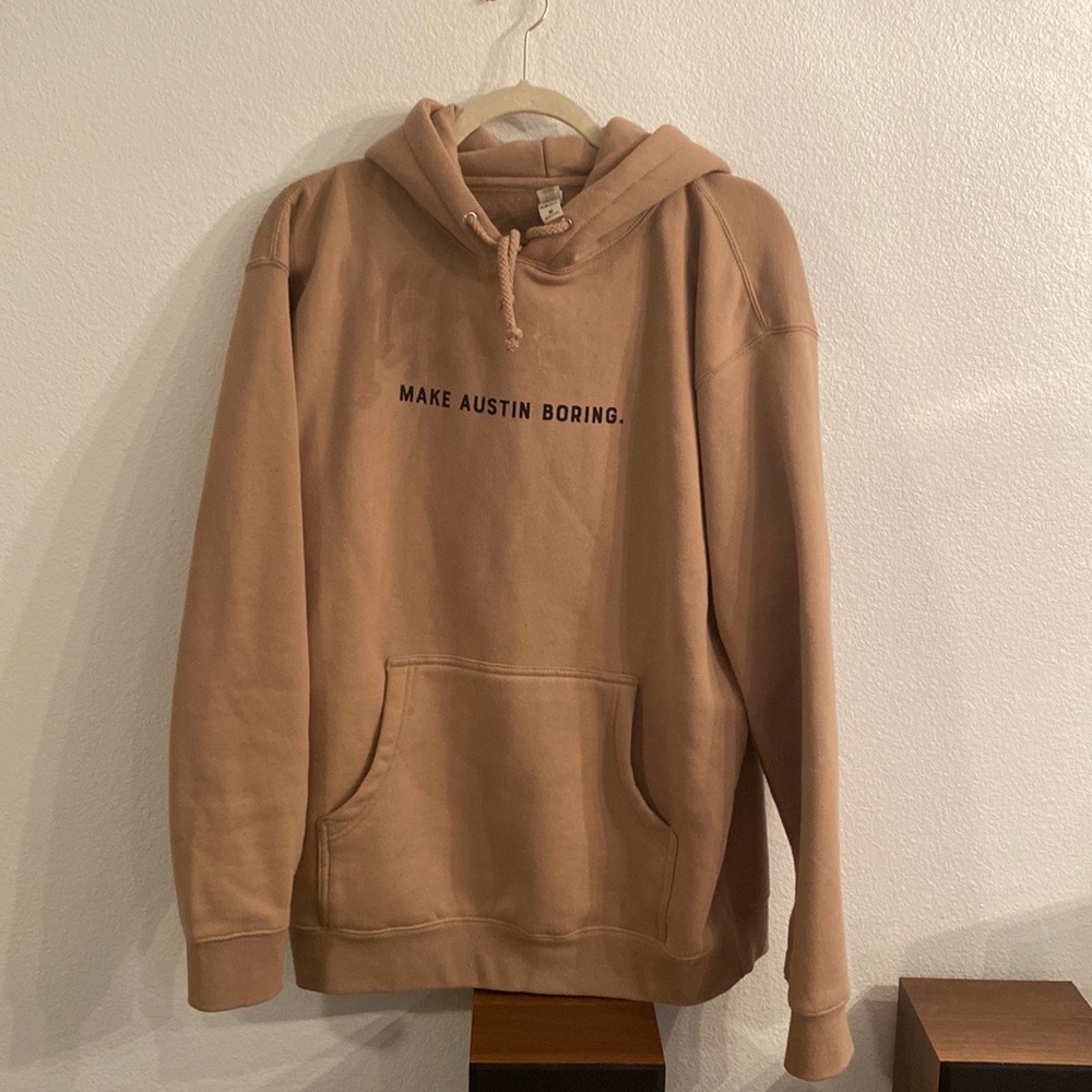The Boring Company AUTHENTIC LIMITED EDITION “Make Austin Boring” hoodie size XL